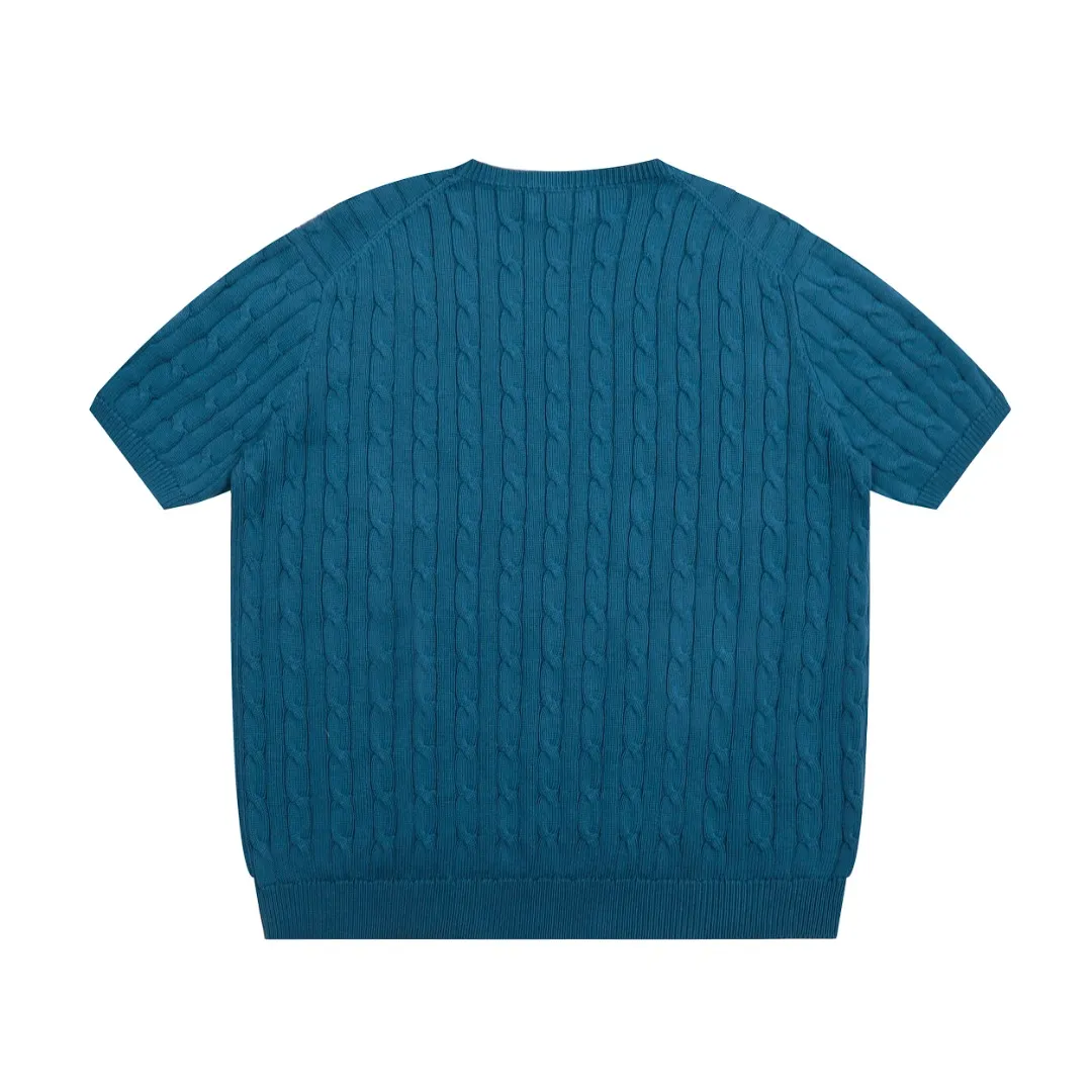 🅿️170 "Top quality" Style number: DS052# (not off the shelves all year round) [Ralph Lauren men's round neck solid color pony embroidered logo knitted short sleeves] ✅Ralph Lauren classic basic versatile men's knitted short sleeves for all seasons ✅Main supply platform live broadcast Wholesale entities Replenish when out of stock Not off the shelves ✅ZP quality 1:1 version Scan the code to enter the GF website Counter quality ✅Detailed quality The only one in Guangzhou Imported high-quality cotton yarn, focusing on high-end, cost-effective, good quality needless to say ✅The version is restored to the original order, the maximum size can be worn up to 200 pounds, loose, comfortable and stress-free ✅The upper body is simple and easy to match, a must-have for men ootd. Good-looking clothes are never picky. A must-have recommendation for men's wardrobe. Size: S-XL Color: Black White Gray Khaki Navy Blue Gentleman Lake Blue